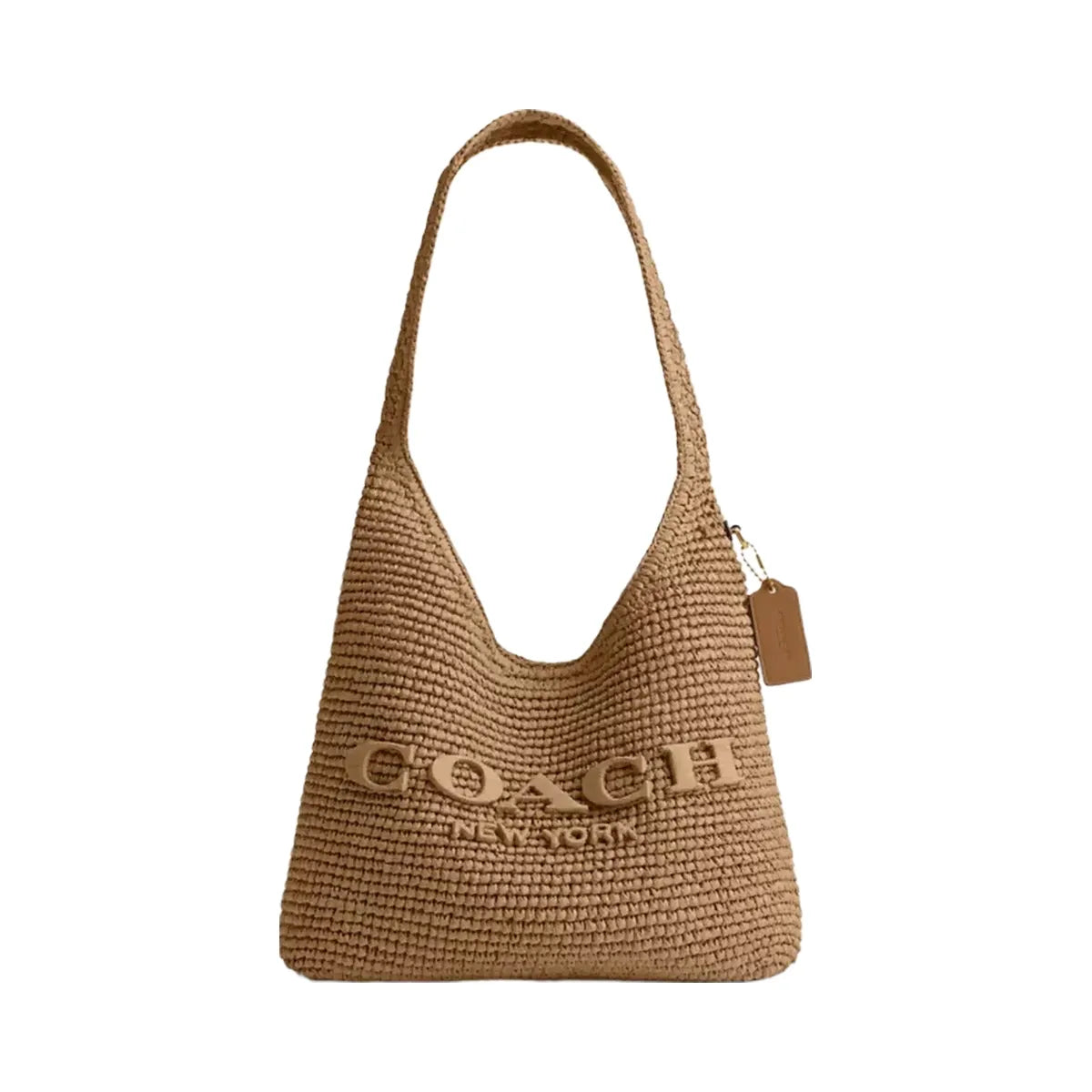 Coach Brooklyn Shoulder Bag 28 in Brass Natural