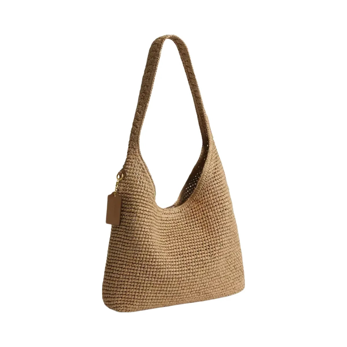 Coach Brooklyn Shoulder Bag 28 in Brass Natural