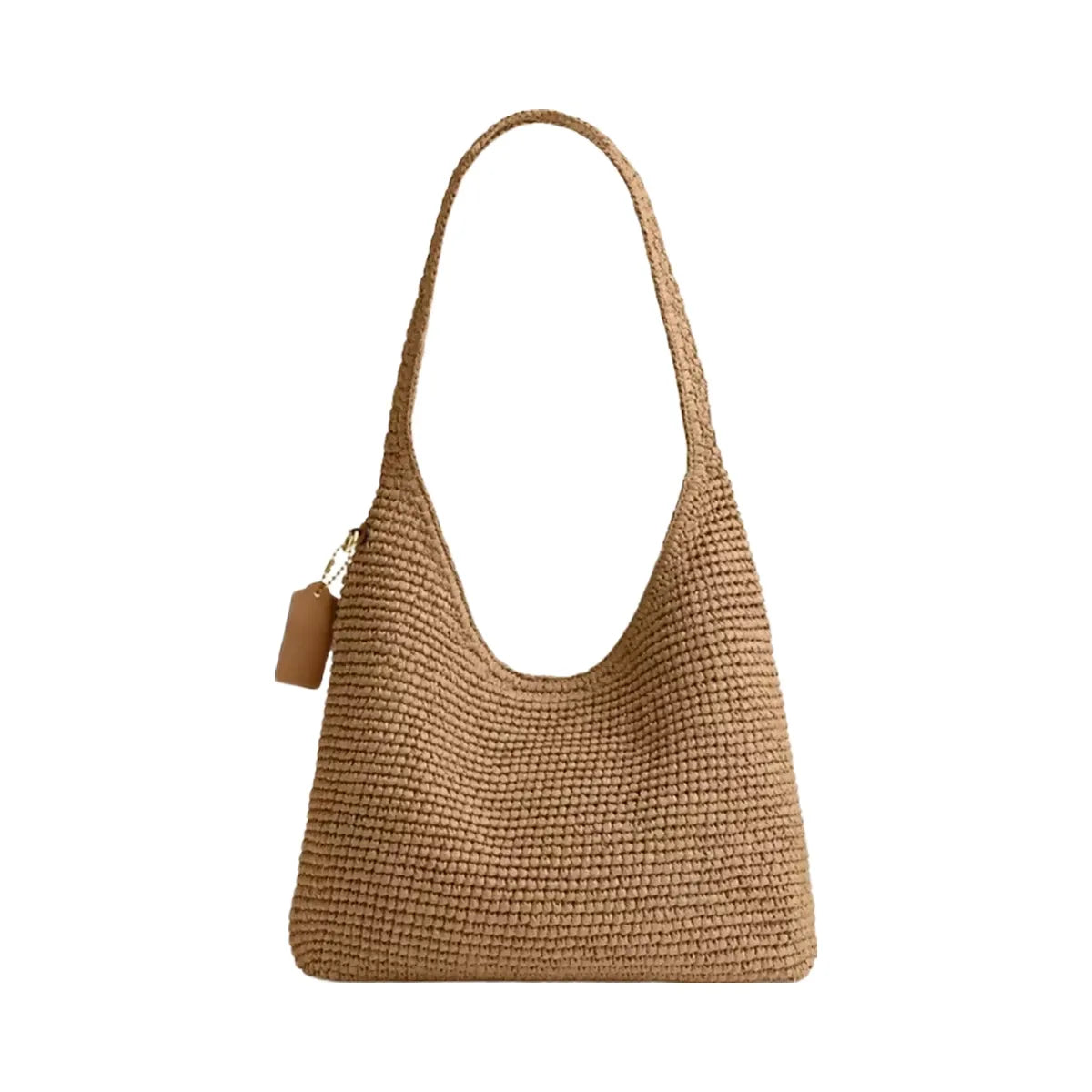 Coach Brooklyn Shoulder Bag 28 in Brass Natural
