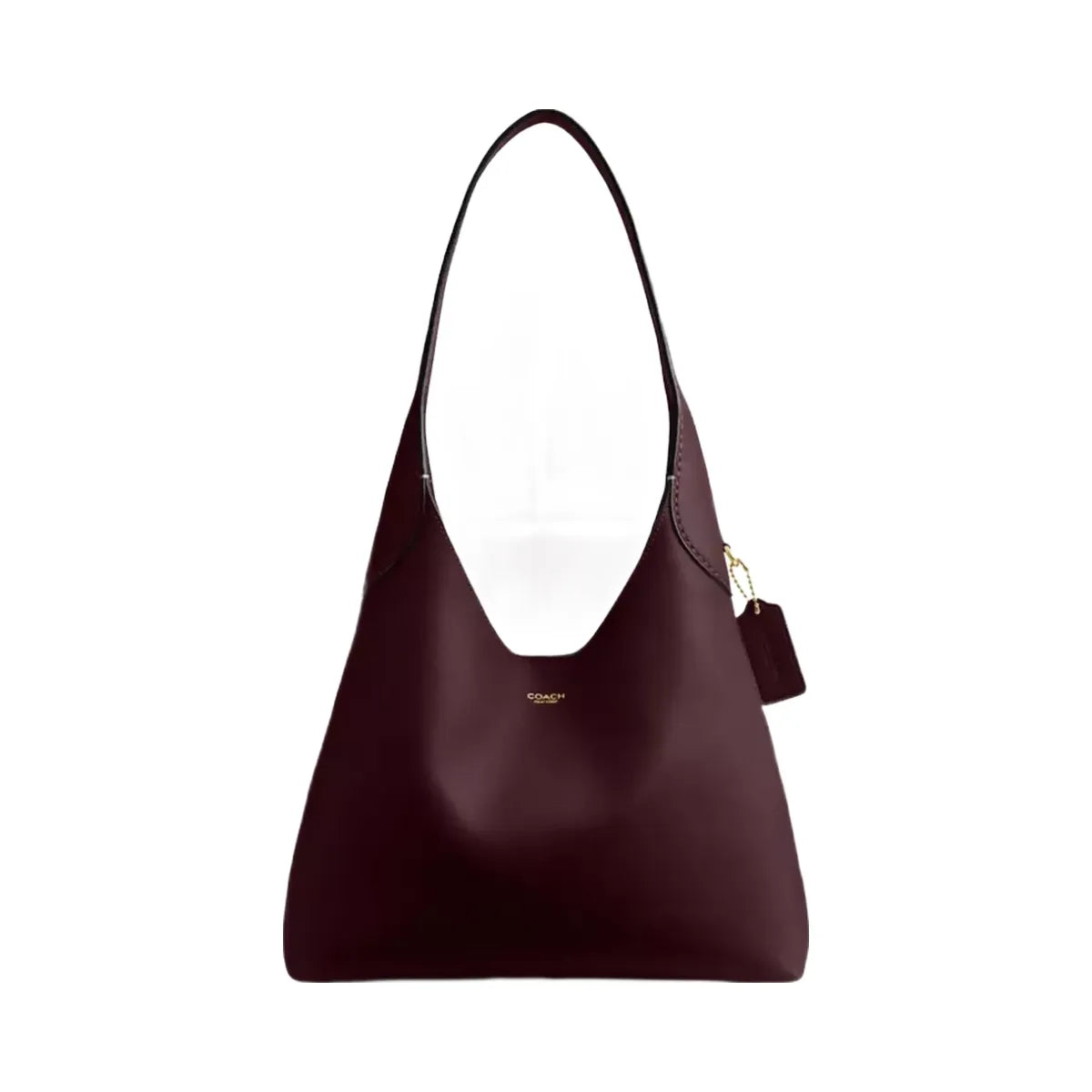 Coach Brooklyn Shoulder Bag 28 in Brass Merlot