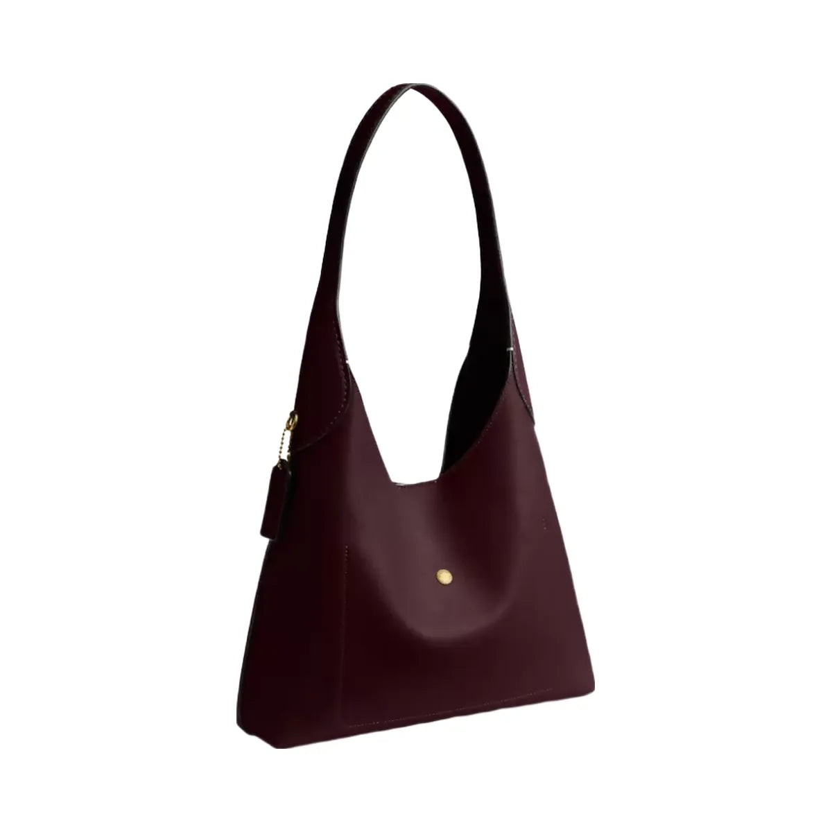 Coach Brooklyn Shoulder Bag 28 in Brass Merlot