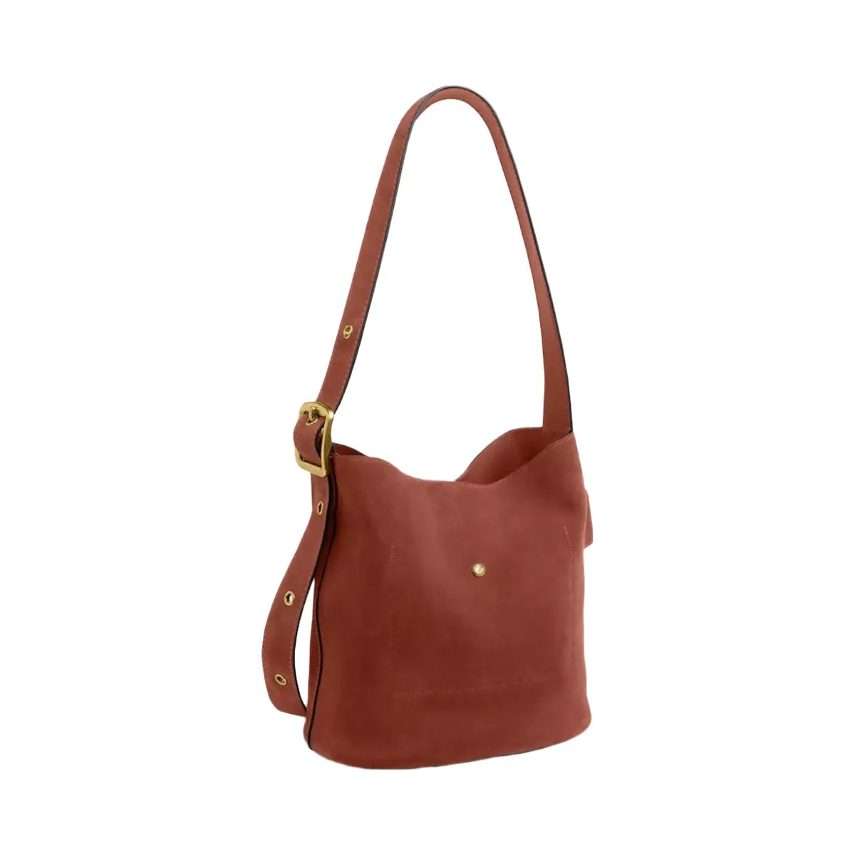 Coach Bleecker Bucket Bag in Brass Clay