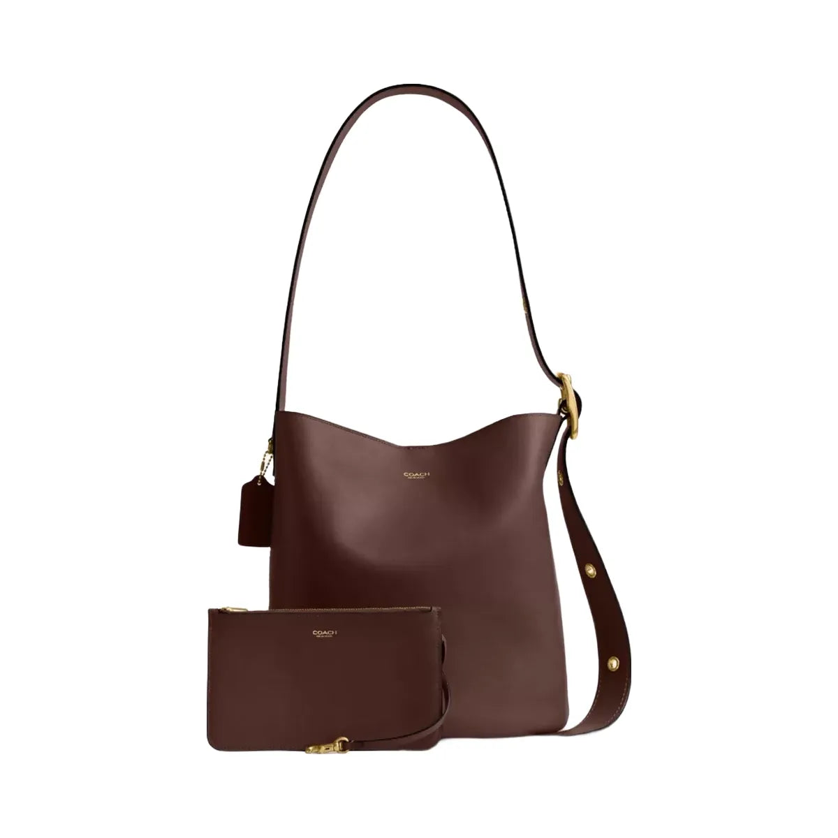 Coach Bleecker Bucket Bag in Brass Maple