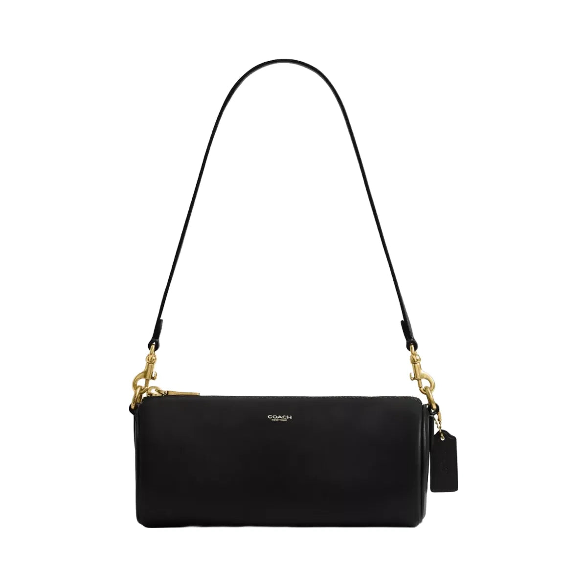 Coach Barrel Bag in Brass Black