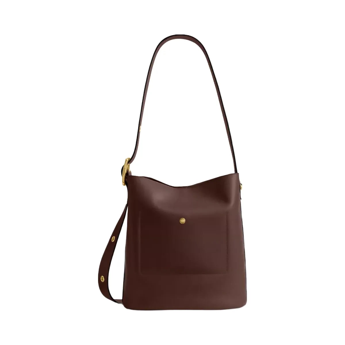 Coach Bleecker Bucket Bag in Brass Maple