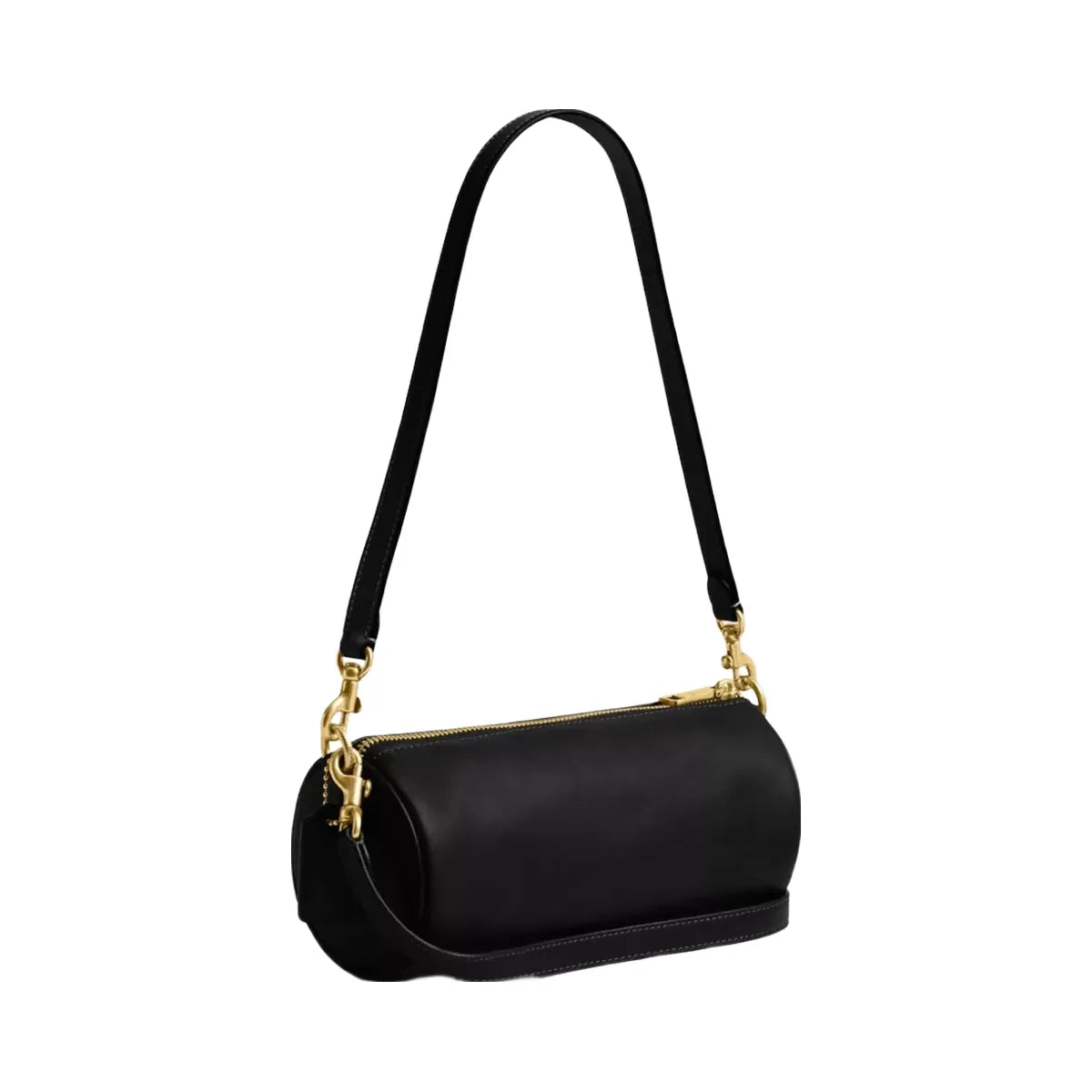 Coach Barrel Bag in Brass Black