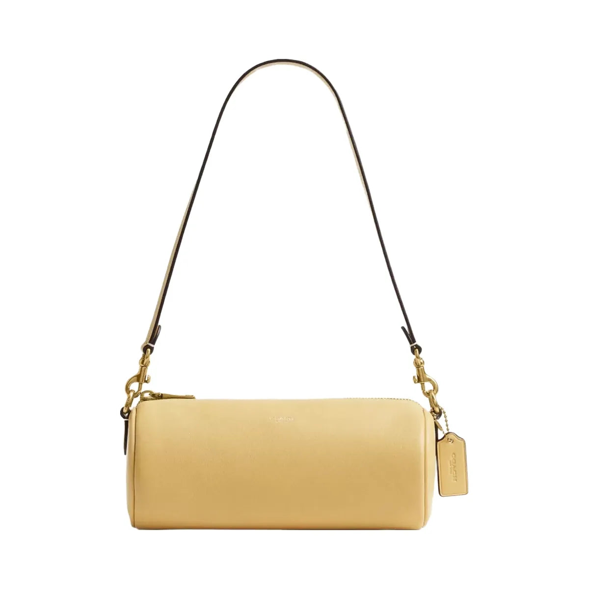 Coach Barrel Bag in Brass Vanilla