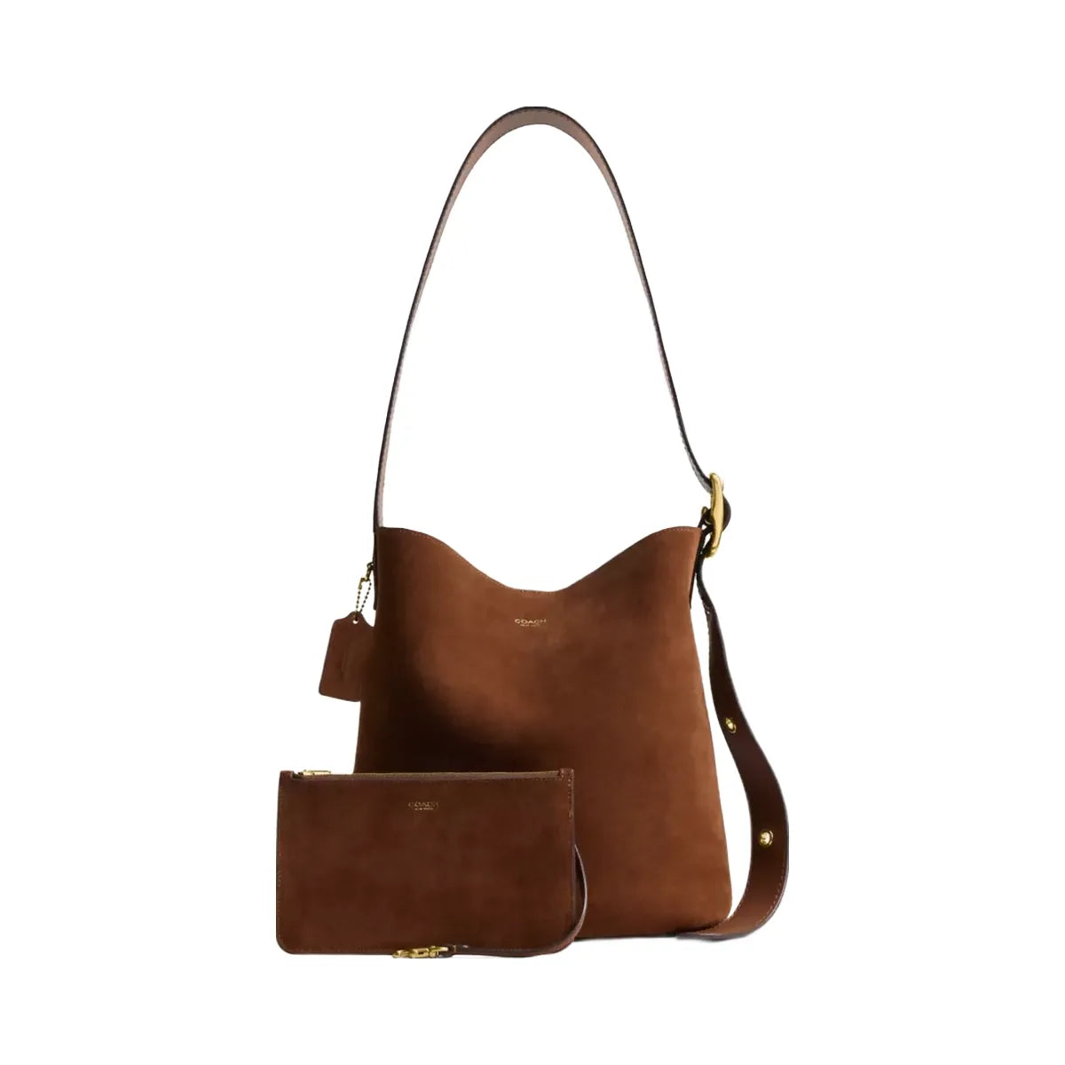 Coach Bleecker Bucket Bag in Brass Warm Brown