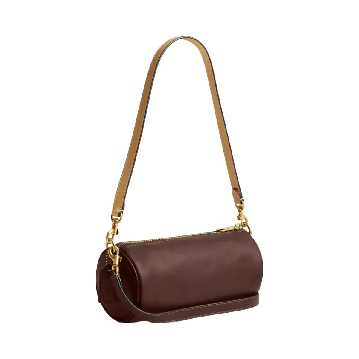 Coach Barrel Bag in Brass Maple