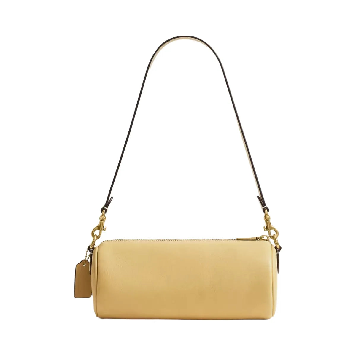 Coach Barrel Bag in Brass Vanilla