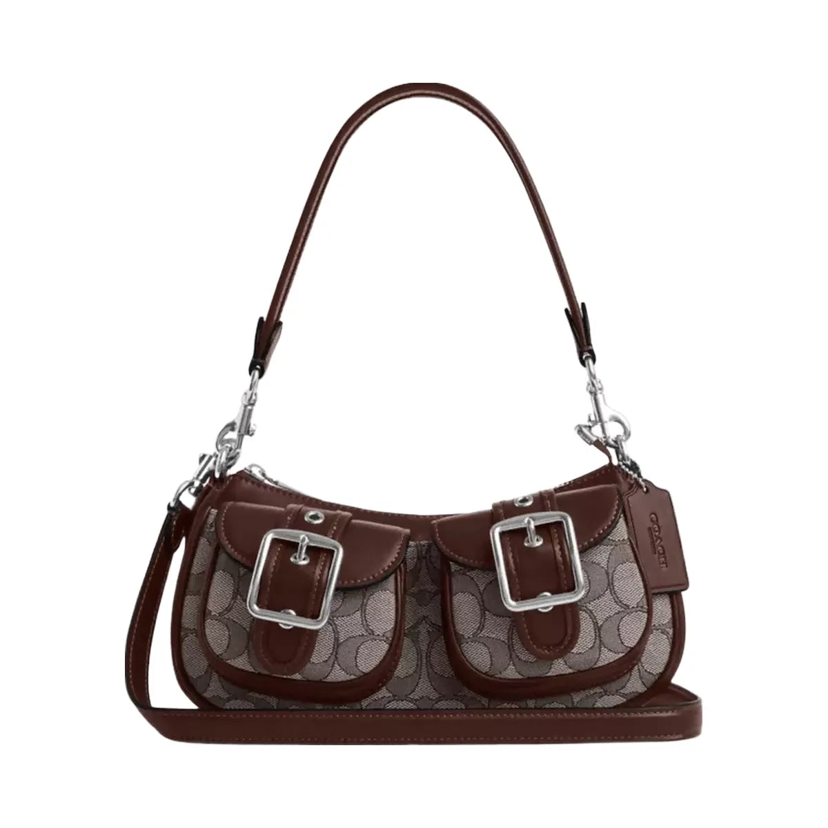 Coach Ashton Bag In Signature Jacquard in Silver Oak Maple