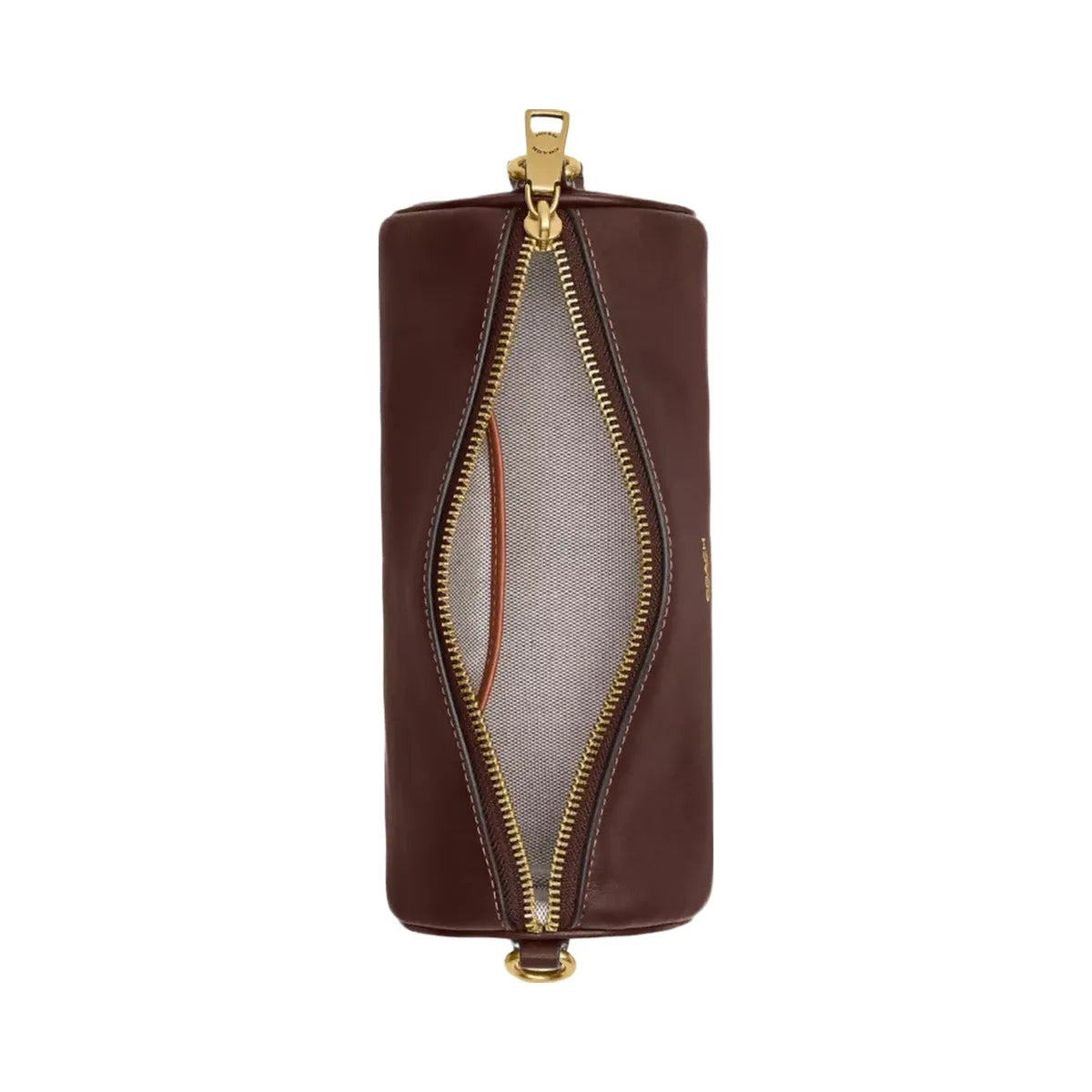 Coach Barrel Bag in Brass Maple