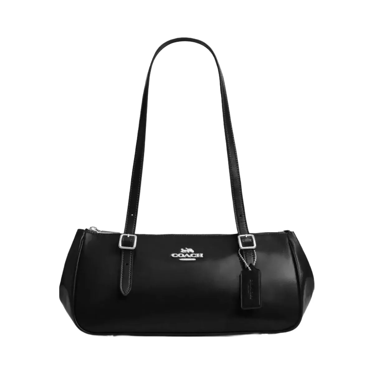 Coach Asher Shoulder Bag in Silver Black