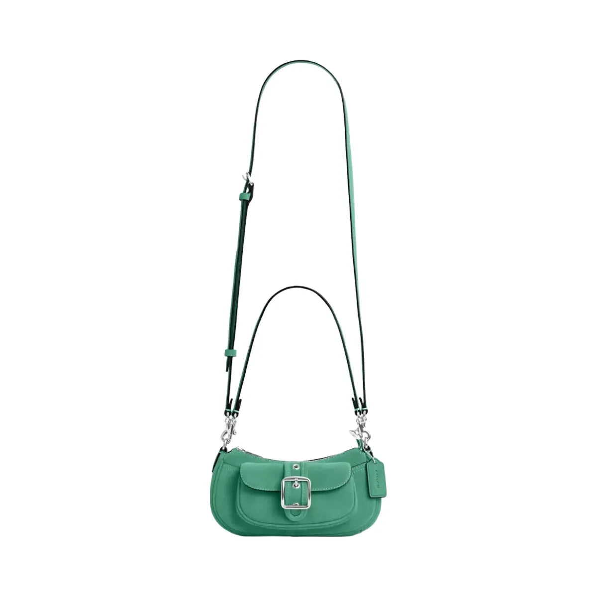 Coach Ashton Mini Shoulder Bag in Silver Mint