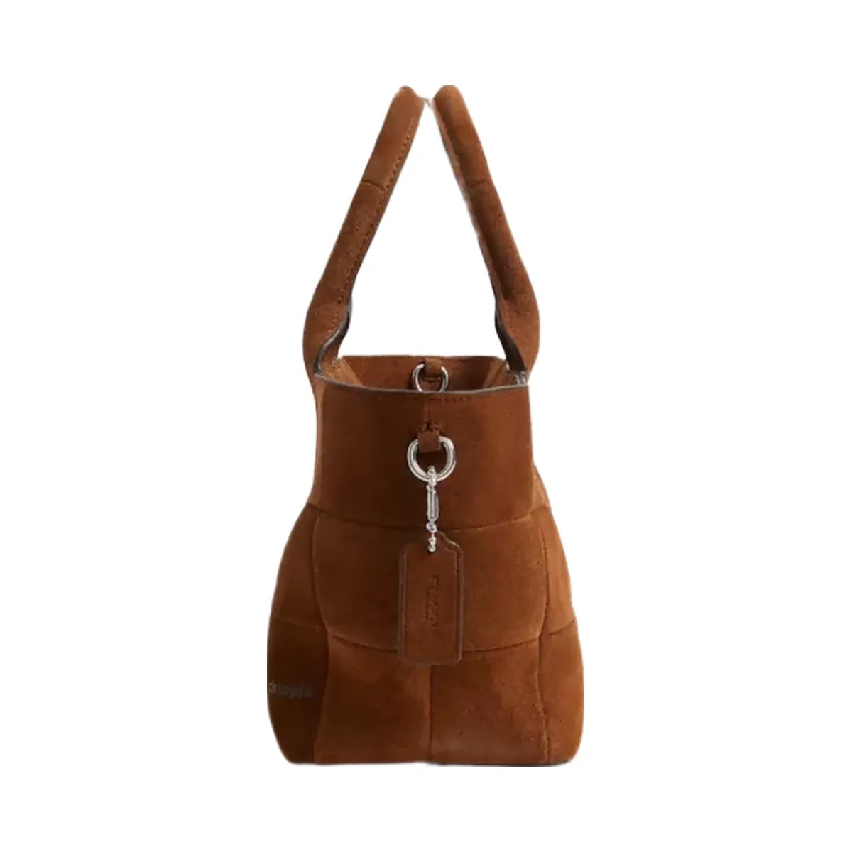 Coach Alter/Ego Small Tote Bag In Upcrafted Suede in Warm Brown