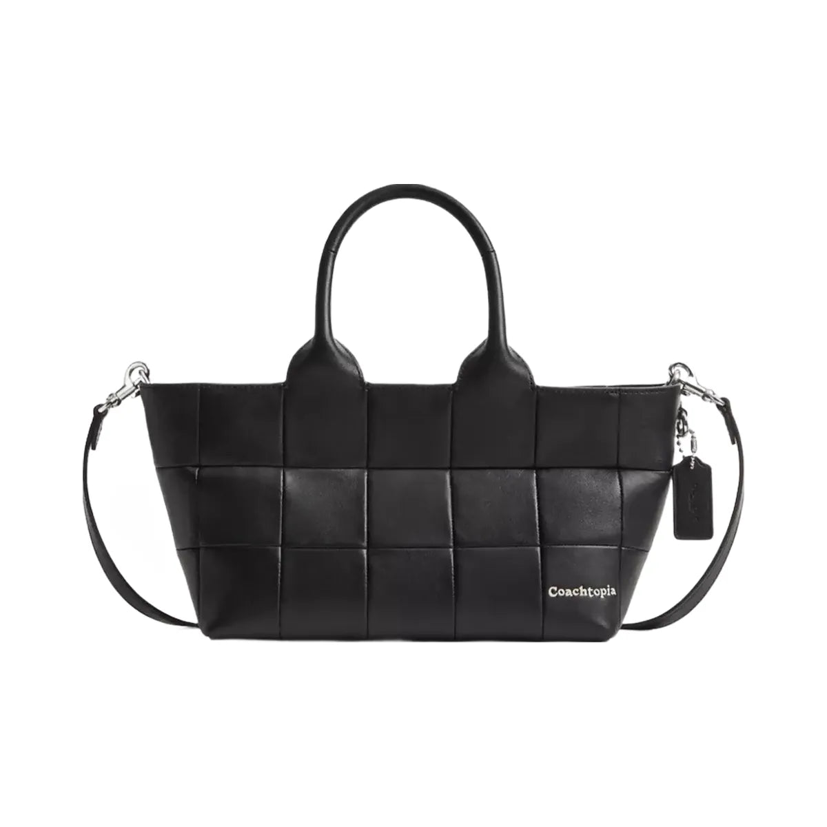 Coach Alter/Ego Small Tote Bag In Upcrafted Leather in Black