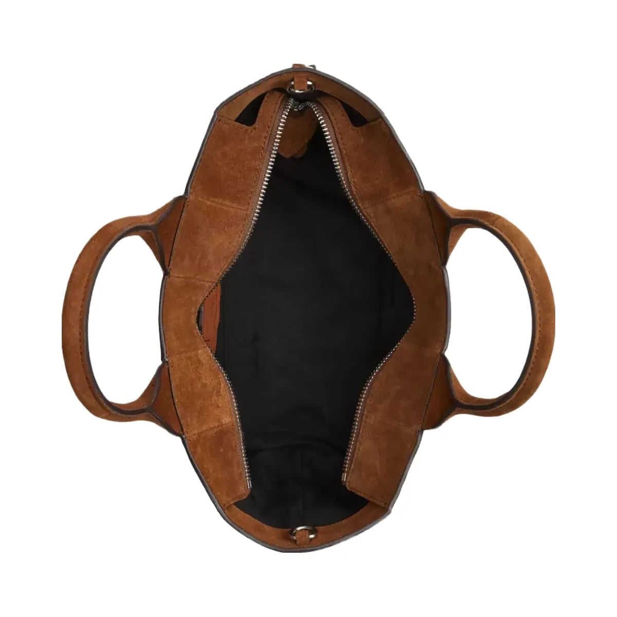 Coach Alter/Ego Small Tote Bag In Upcrafted Suede in Warm Brown
