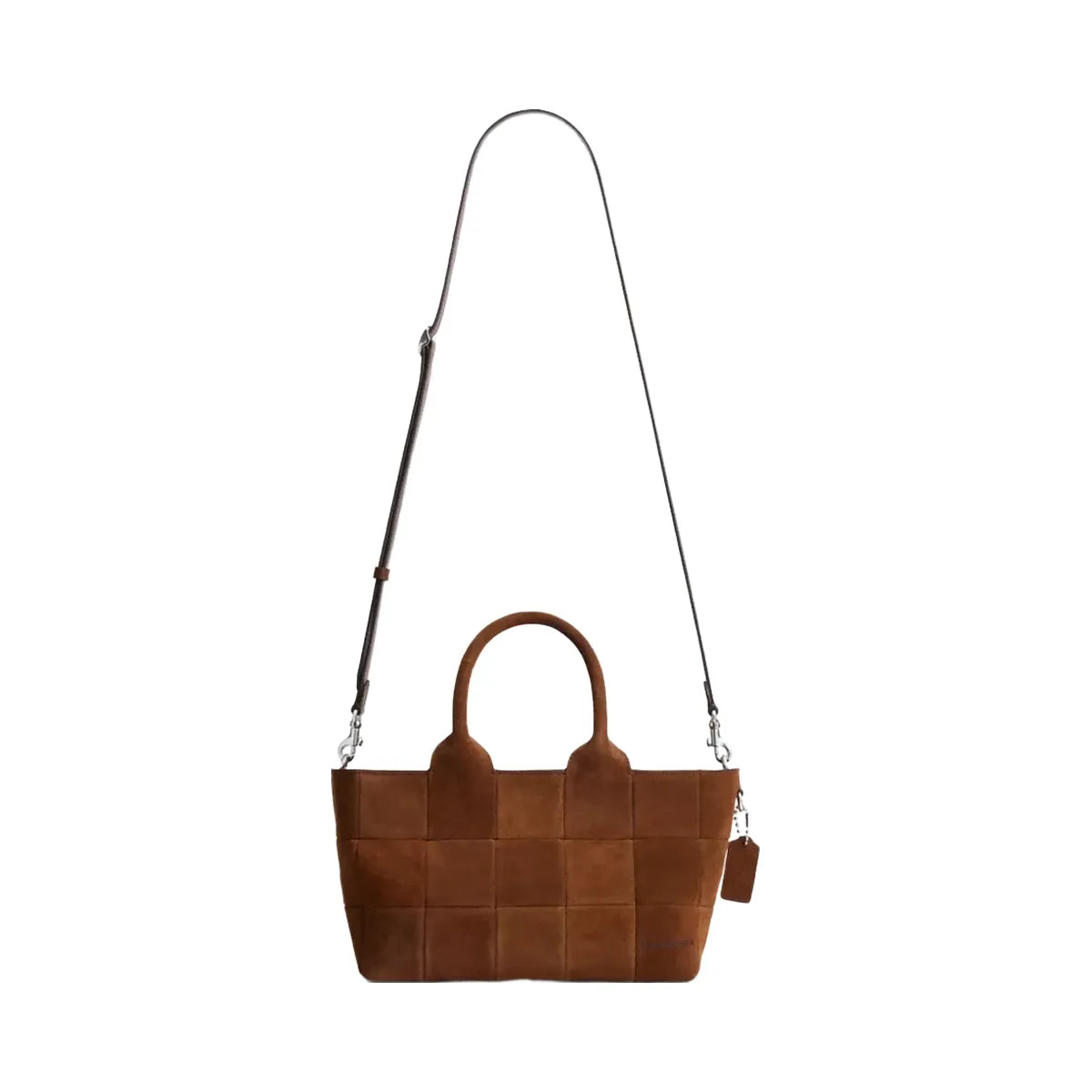 Coach Alter/Ego Small Tote Bag In Upcrafted Suede in Warm Brown