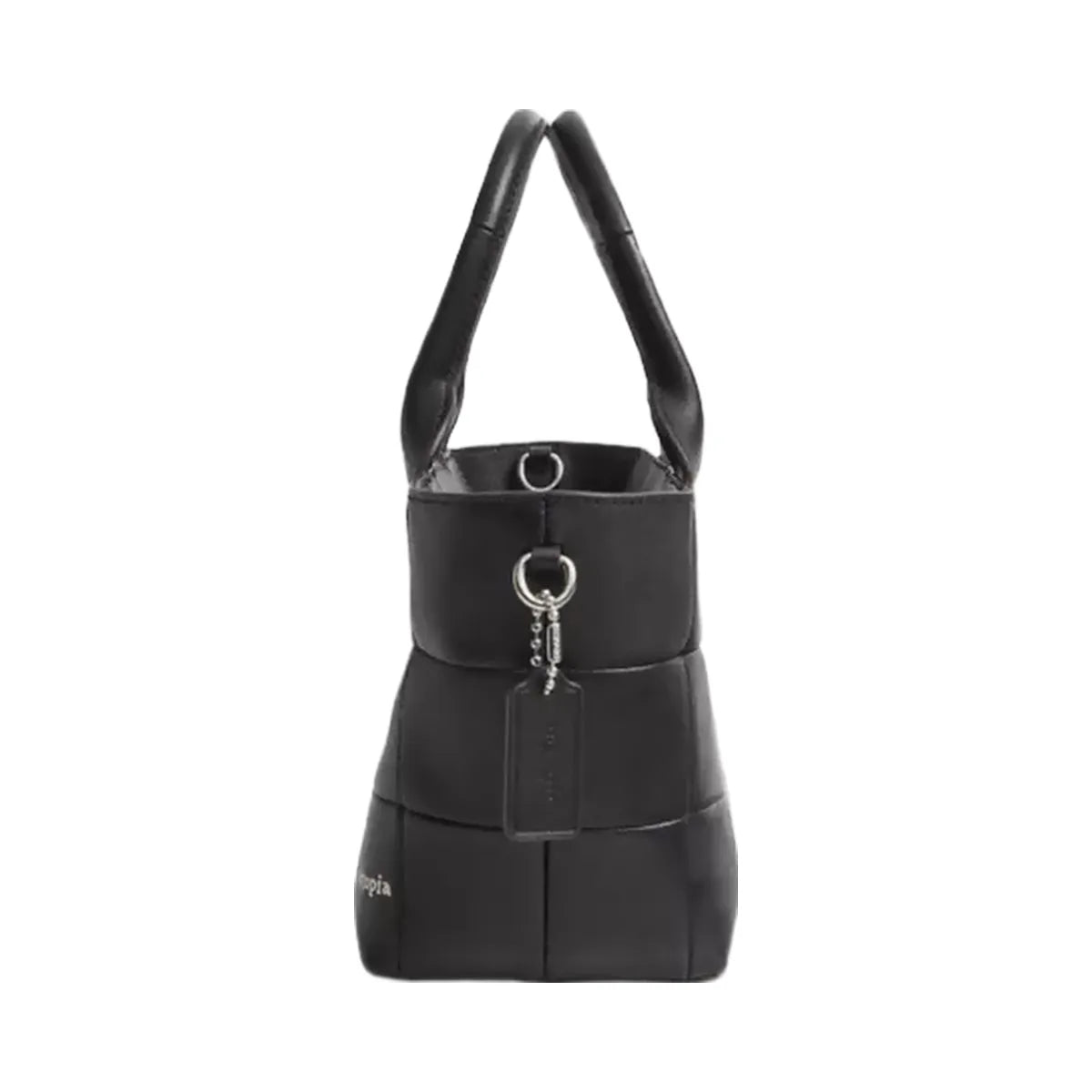 Coach Alter/Ego Small Tote Bag In Upcrafted Leather in Black