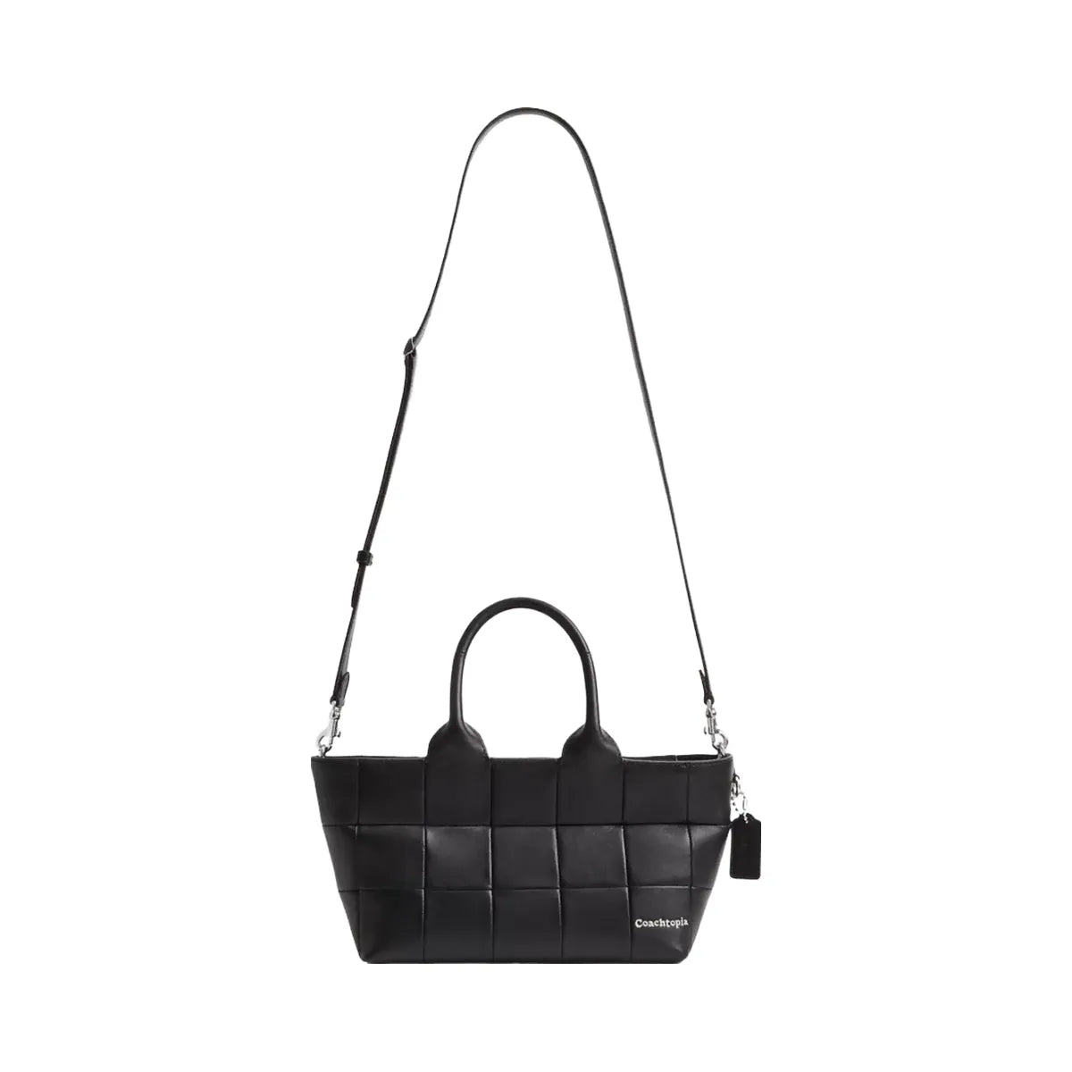 Coach Alter/Ego Small Tote Bag In Upcrafted Leather in Black