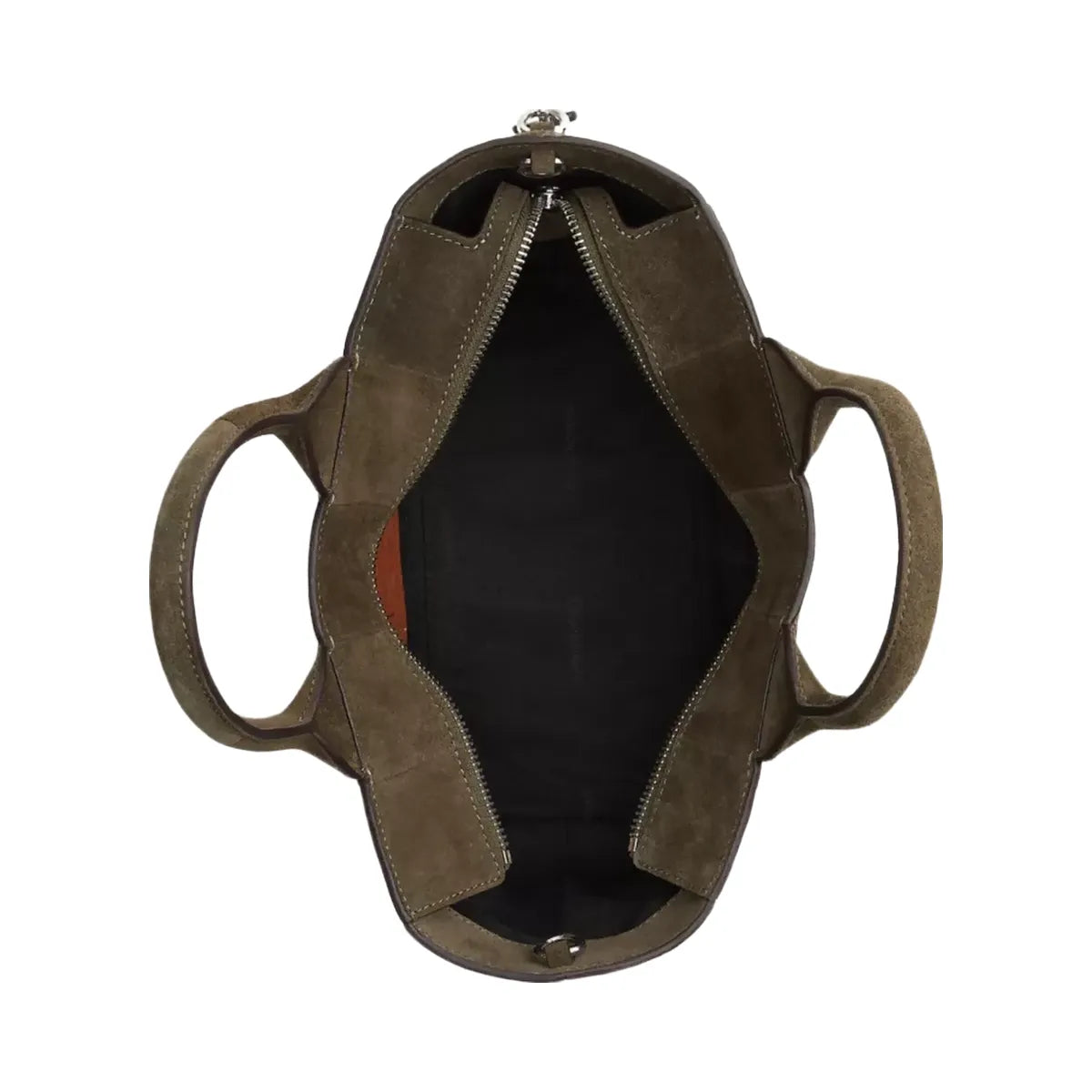 Coach Alter/Ego Small Tote Bag In Upcrafted Suede in Olive Suede