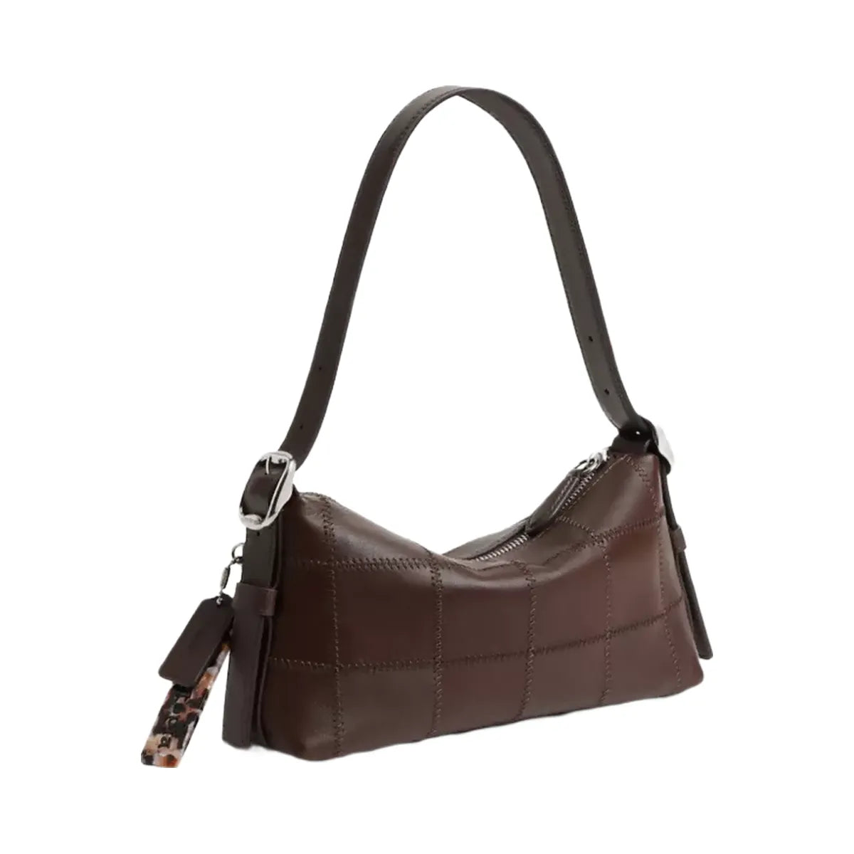 Coach Alter/Ego Small Slouchy Shoulder Bag In Upcrafted Leather in Maple