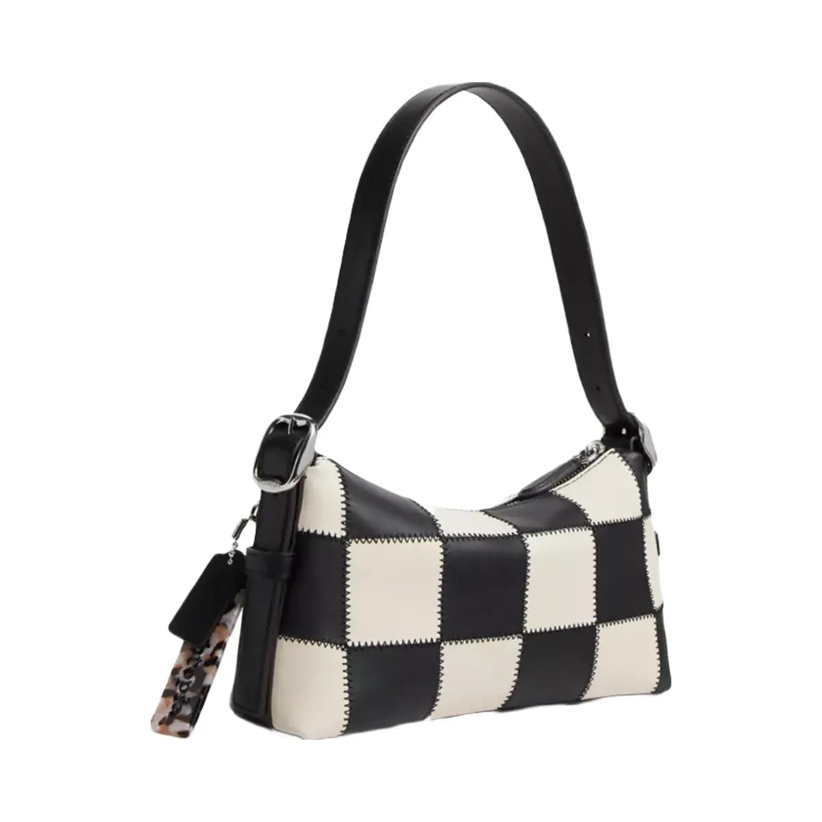 Coach Alter/Ego Small Slouchy Shoulder Bag in Black Chalk