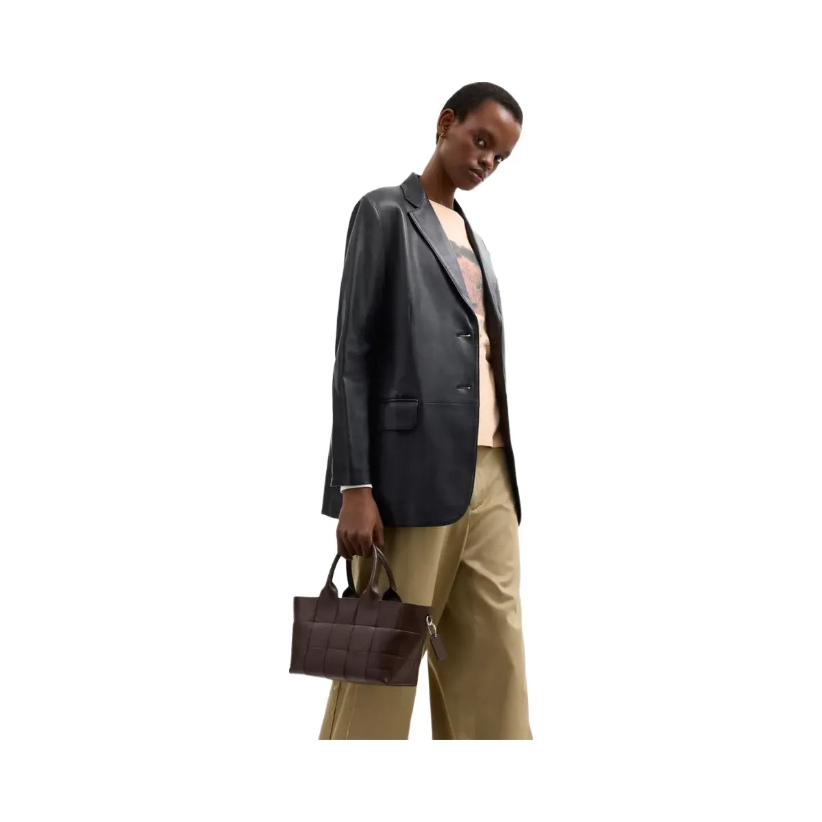 Coach Alter/Ego Small Tote Bag In Upcrafted Leather in Maple 1