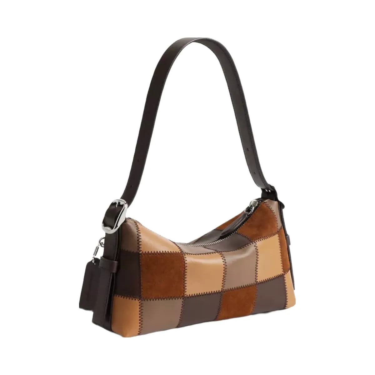Coach Alter/Ego Small Slouchy Shoulder Bag in Tan Multi