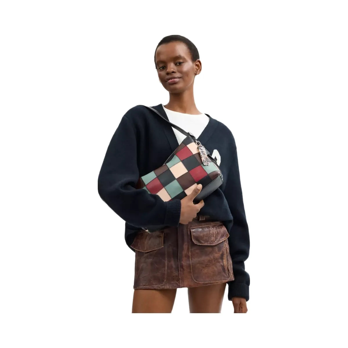 Coach Alter/Ego Slouchy Shoulder Bag In Upcrafted Leather in Multi 3