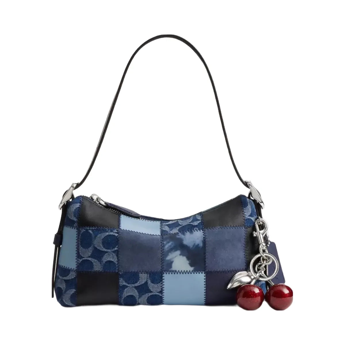 Coach Alter/Ego Small Slouchy Shoulder Bag in Denim Sig Multi
