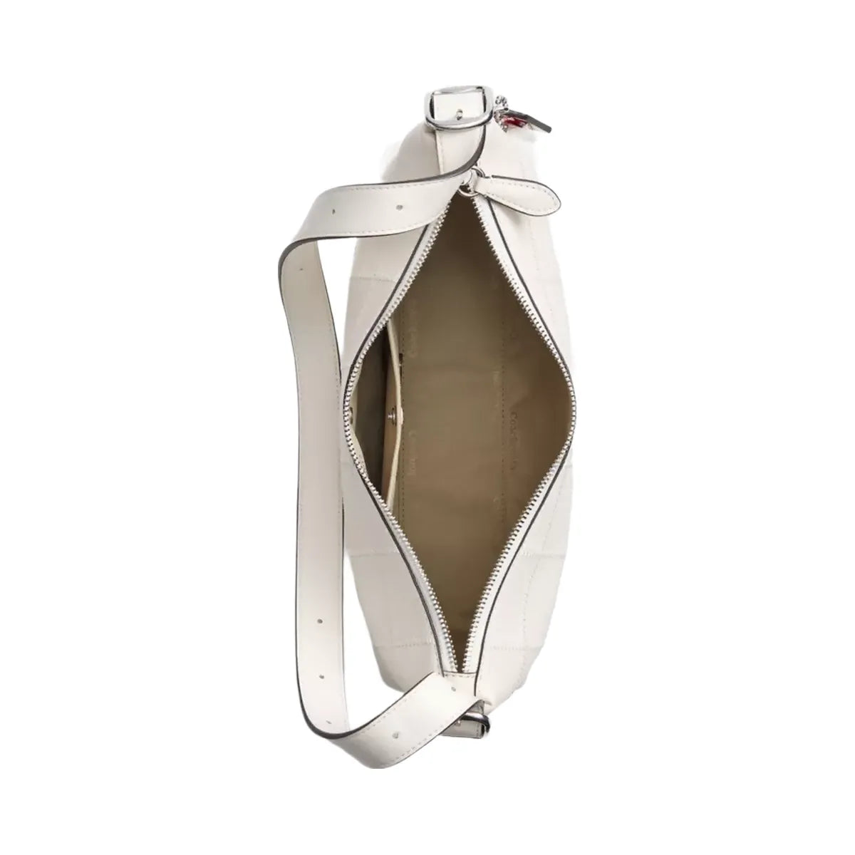 Coach Alter/Ego Slouchy Shoulder Bag In Upcrafted Leather in Chalk