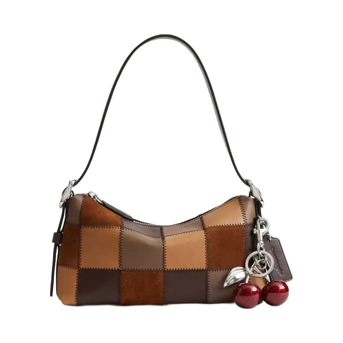 Coach Alter/Ego Small Slouchy Shoulder Bag in Tan Multi