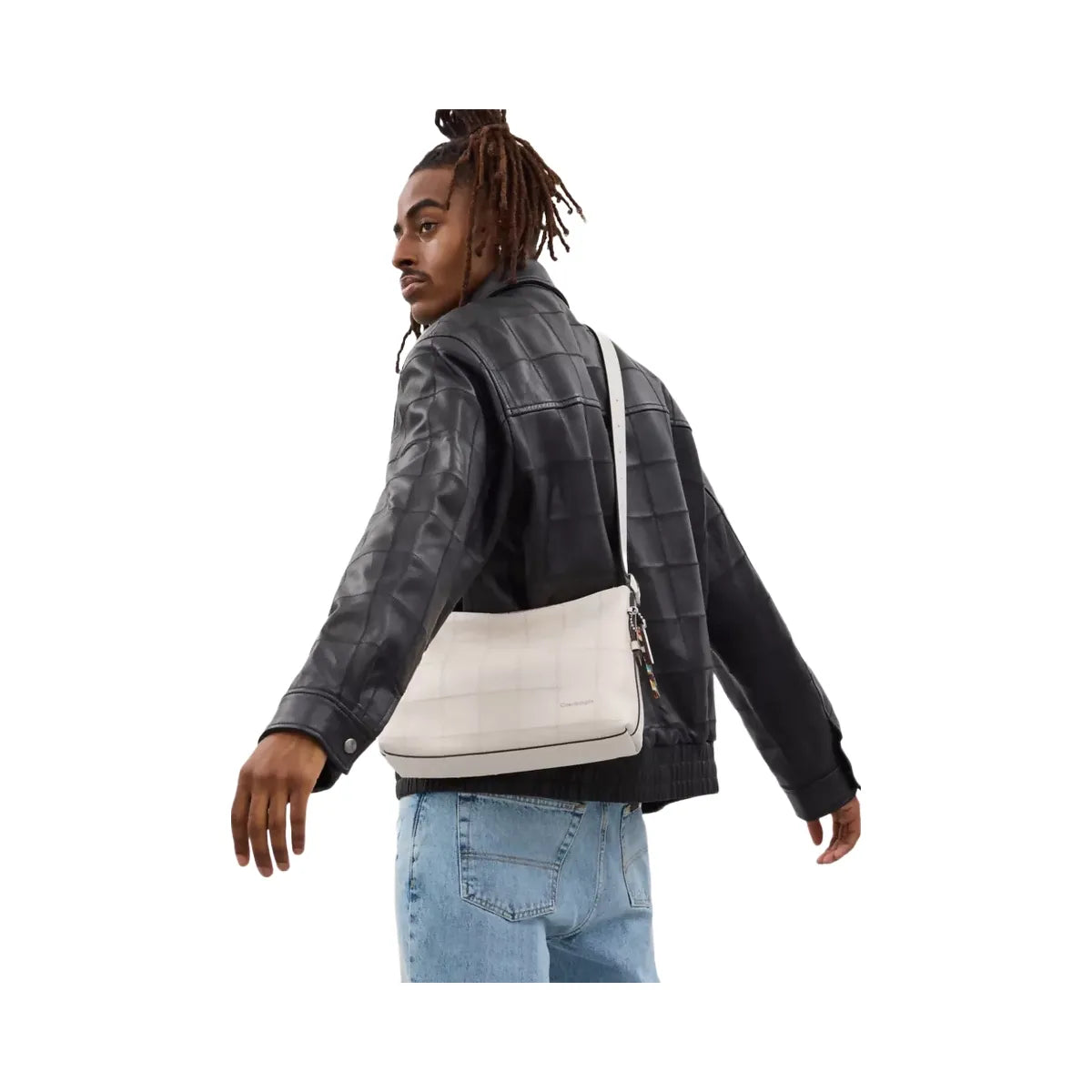 Coach Alter/Ego Slouchy Shoulder Bag In Upcrafted Leather in Chalk