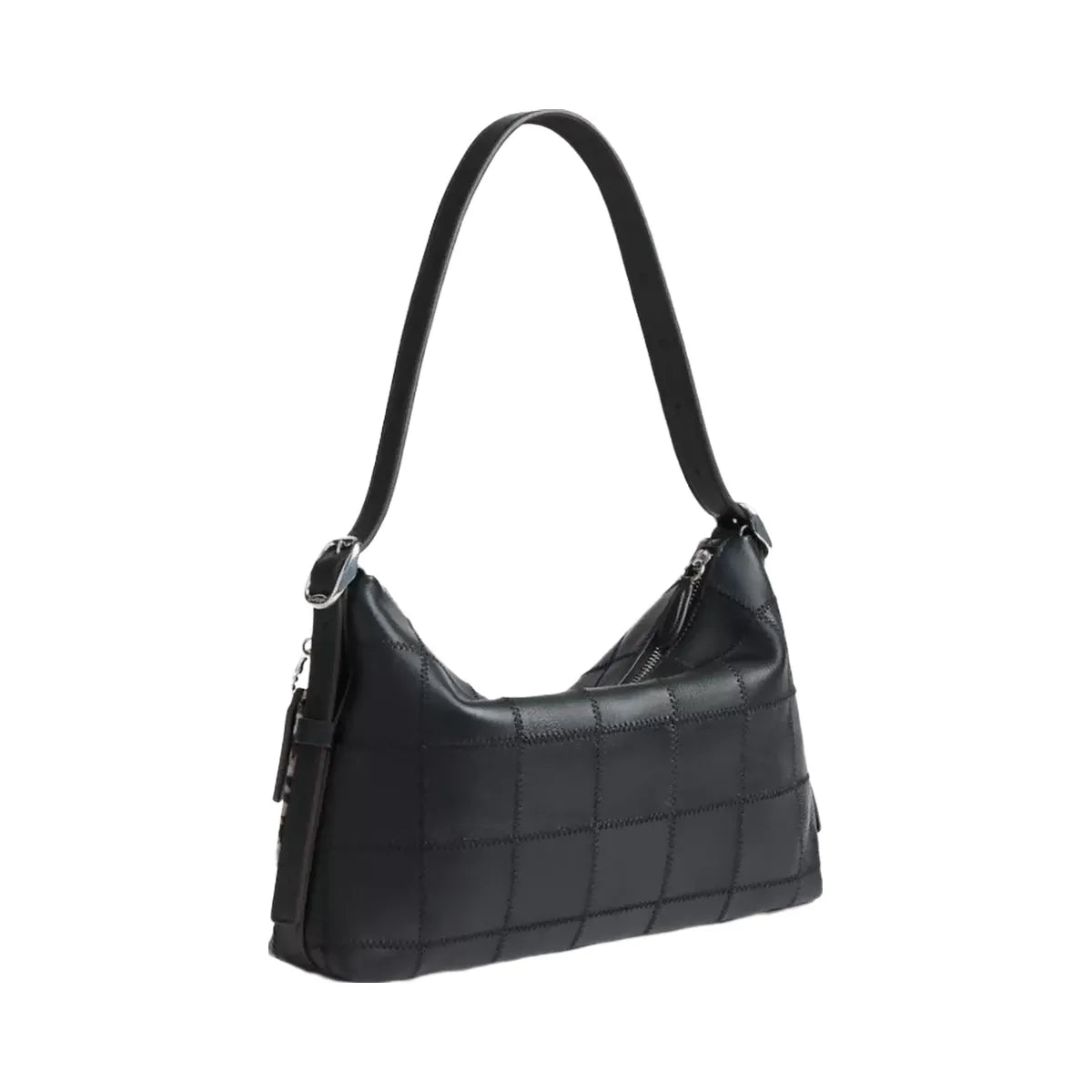 Coach Alter/Ego Slouchy Shoulder Bag In Upcrafted Leather in Black