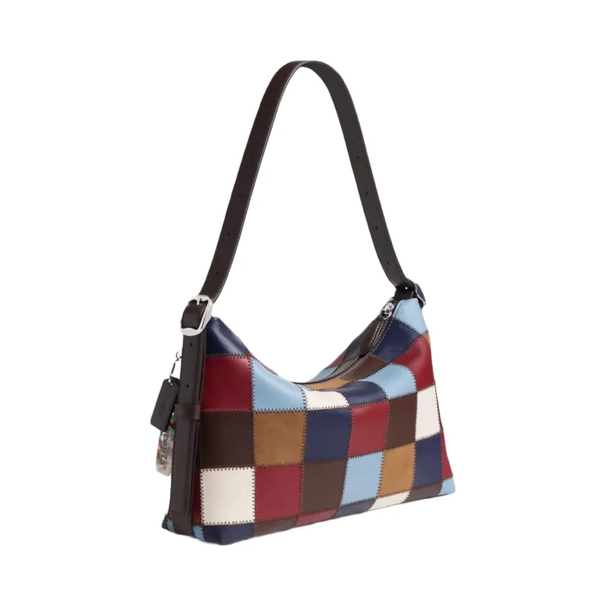 Coach Alter/Ego Slouchy Shoulder Bag In Upcrafted Leather in Bluebell Multi