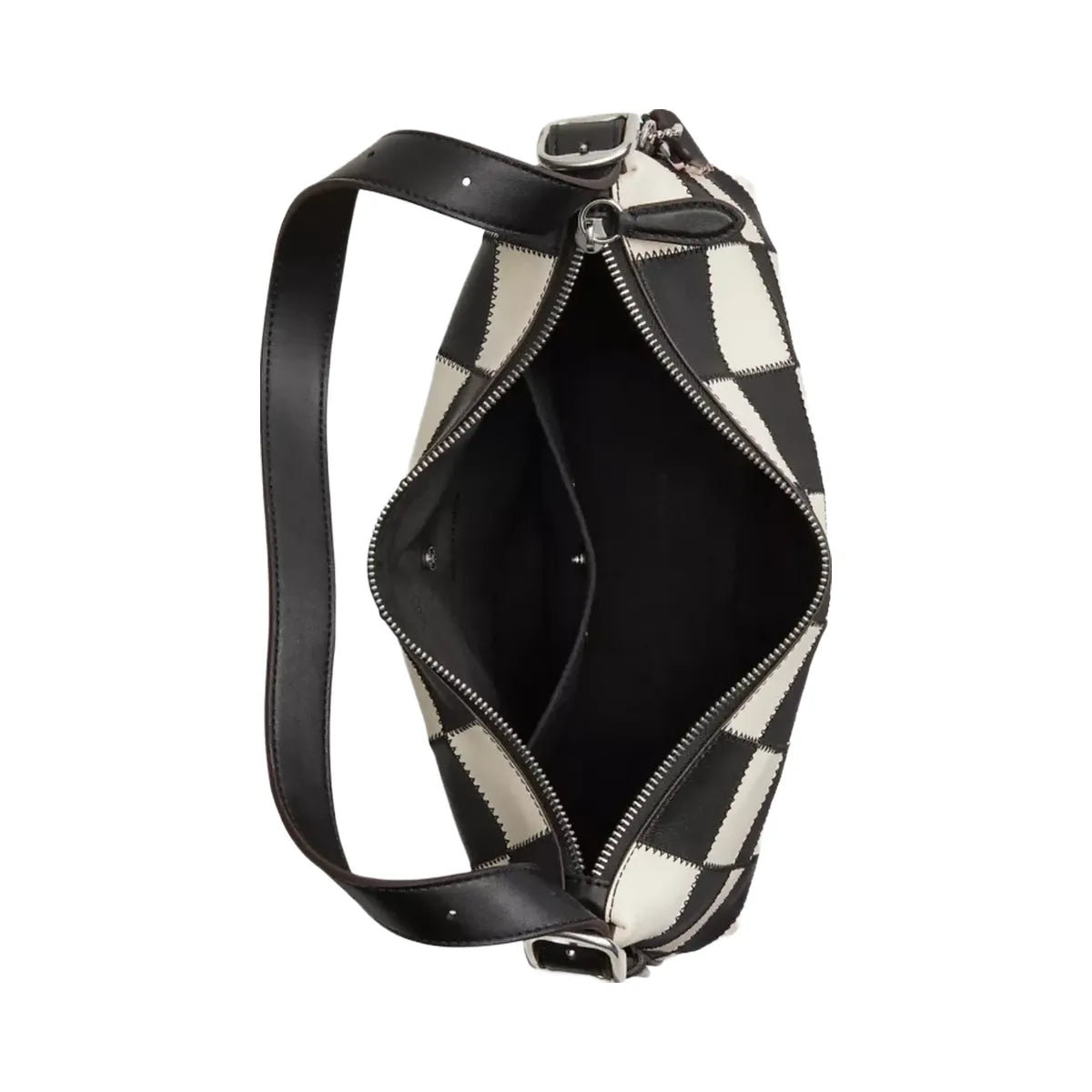 Coach Alter/Ego Slouchy Shoulder Bag In Upcrafted Leather in Black Chalk