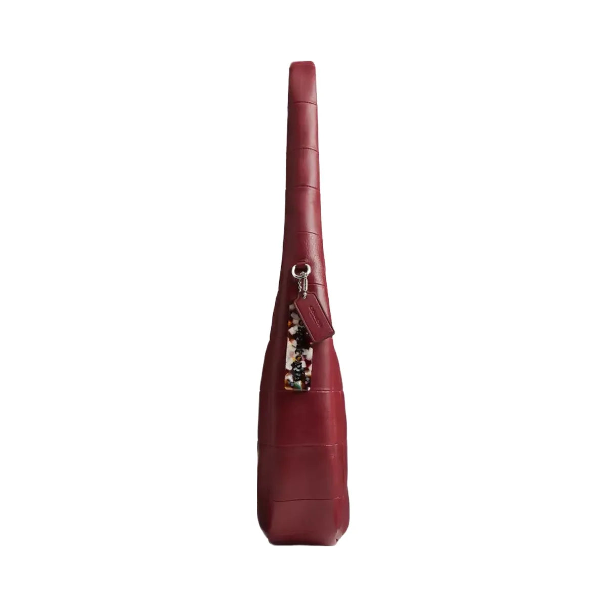 Coach Alter/Ego Crescent Shoulder Bag In Upcrafted Leather in Dark Ruby