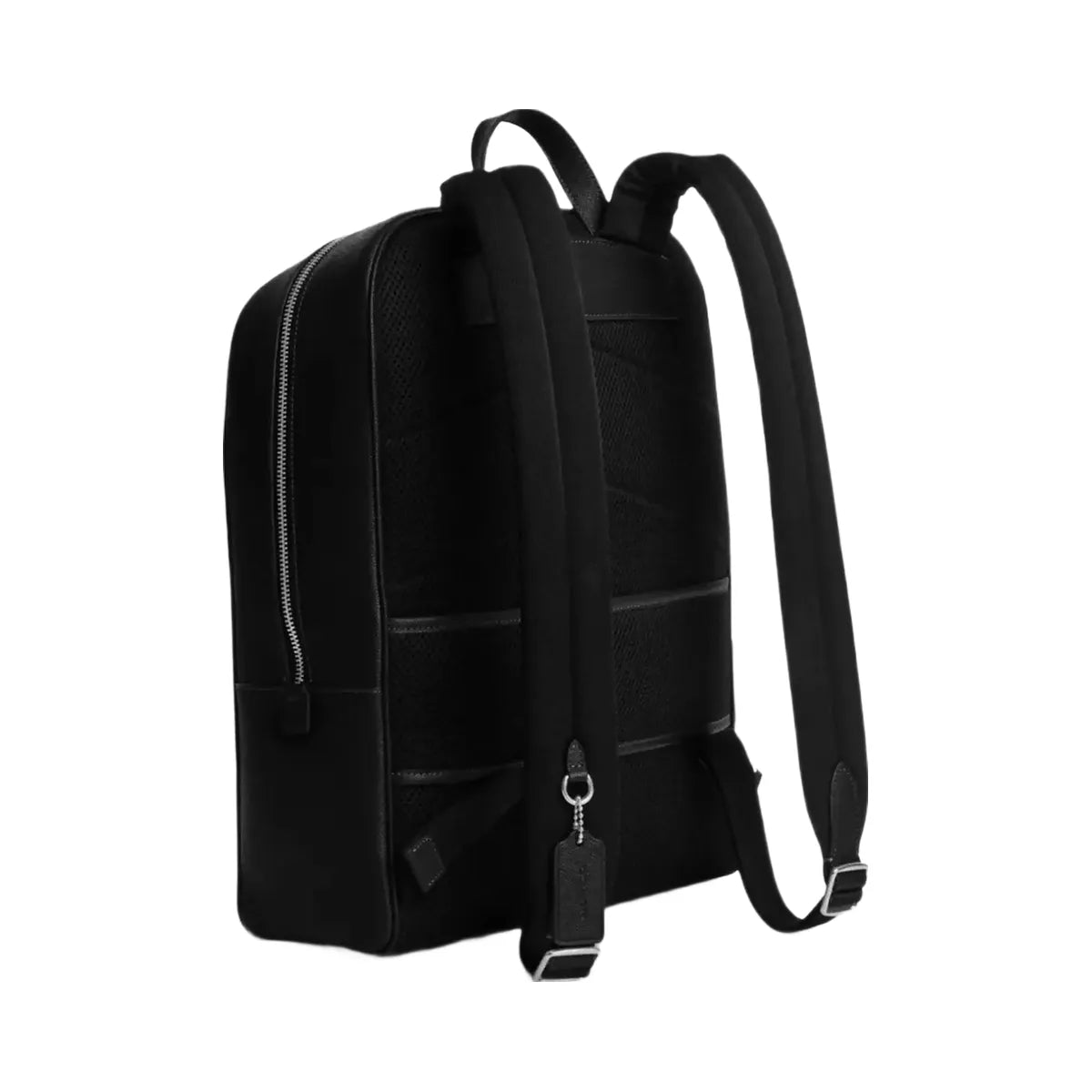 Coach Aiden Backpack in Silver Black