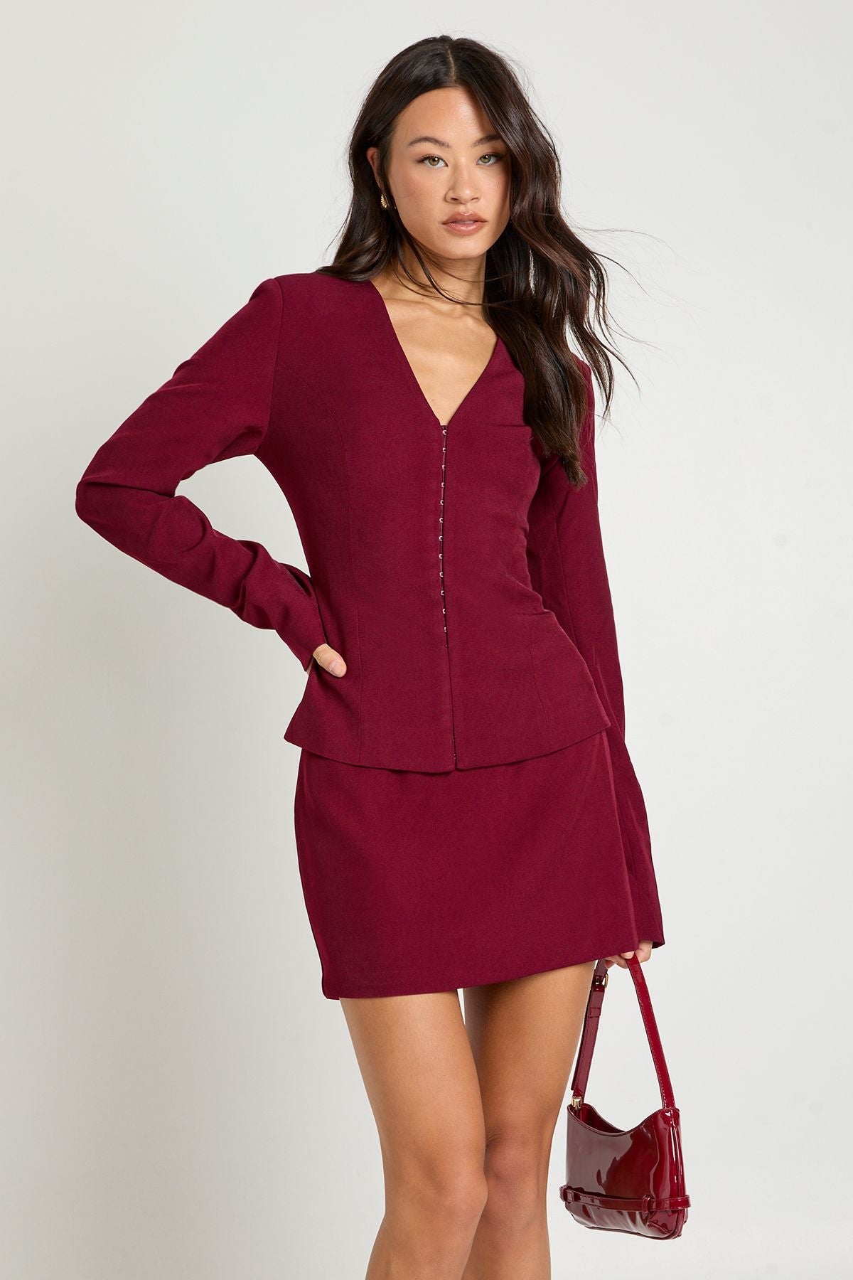 Tall Tailored Mini Skirt