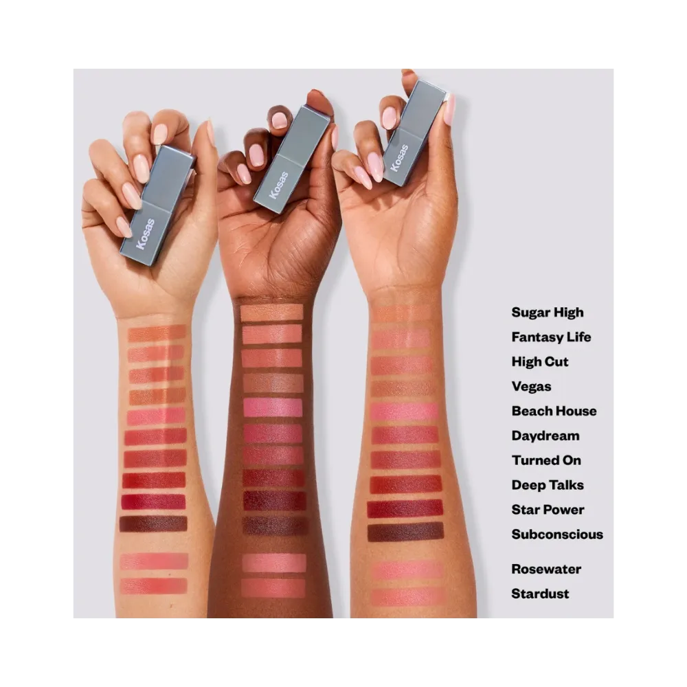 Kosas Cosmetics Weightless Lip Color "Turned On"