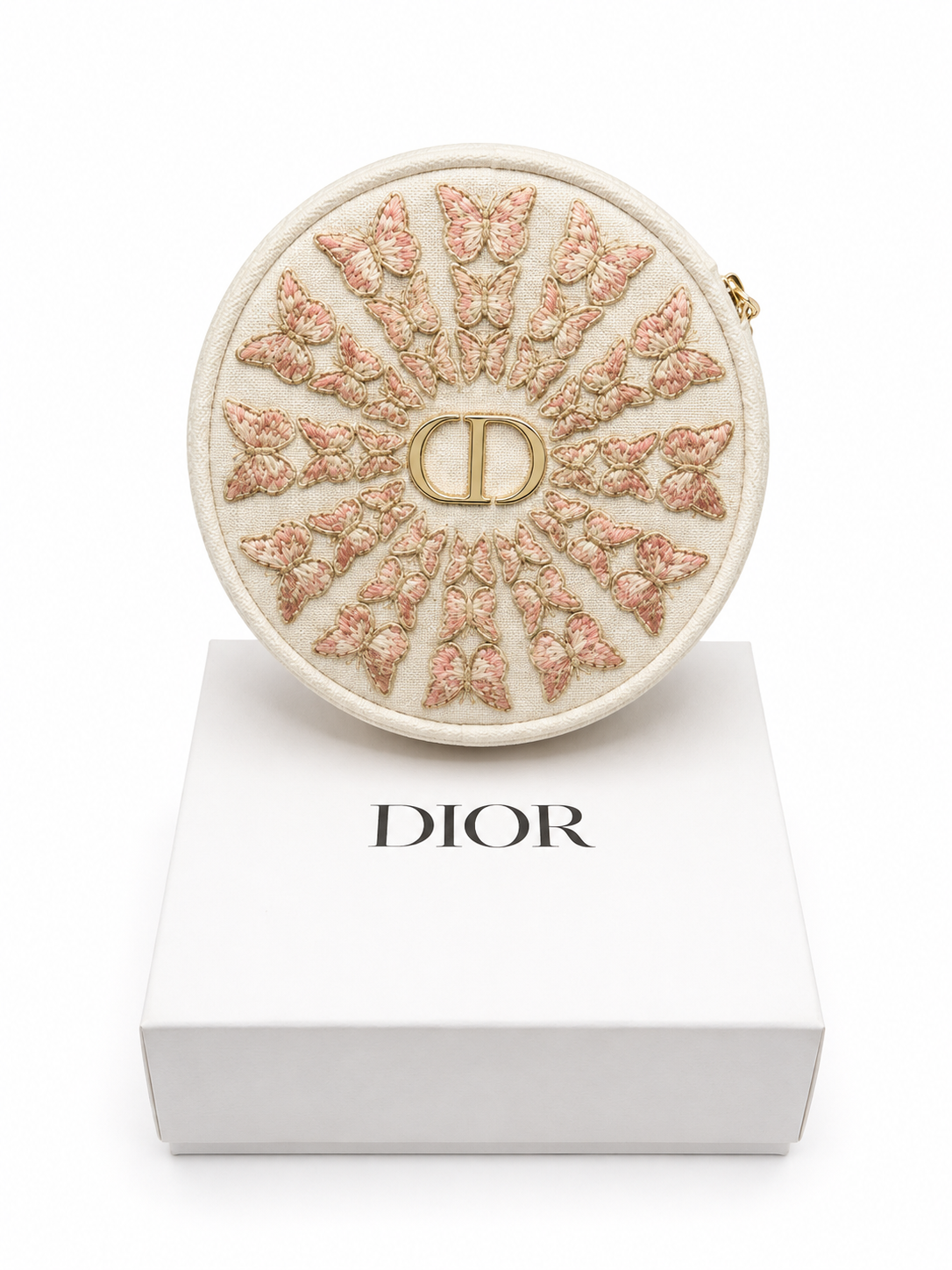 DIOR Beauty Gold Makeup Bag Pouch Case Holiday 2026 New limited edition