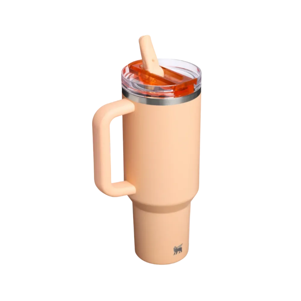 Stanley Quencher ProTour Flip Straw Tumbler 40 OZ Orange Sherbet
