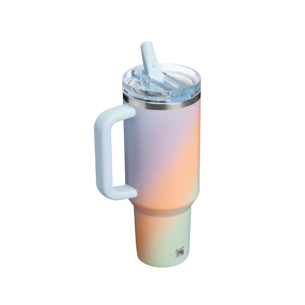 Stanley Quencher ProTour Flip Straw Tumbler 40 OZ Sunrise Spiral