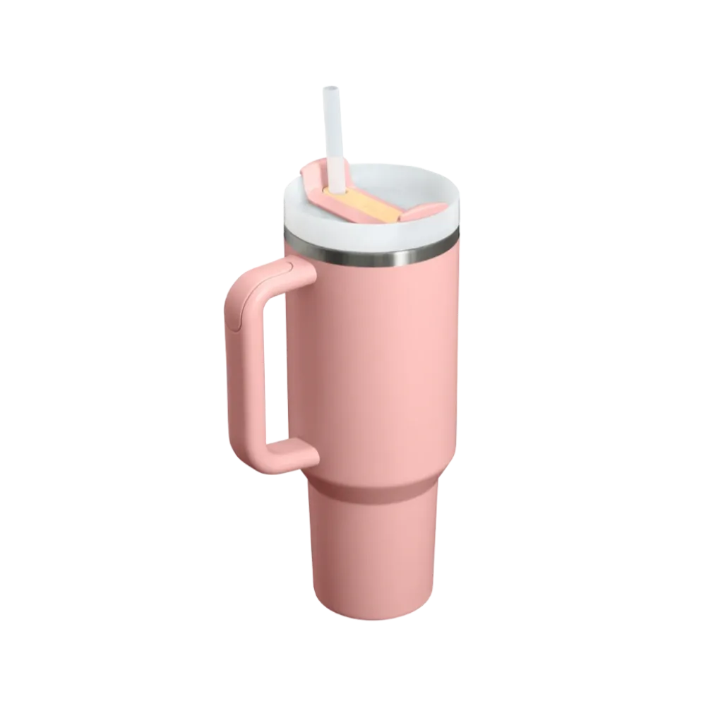 Stanley Adventure Quencher H2.0 Travel Tumbler 40 OZ Peach Rose