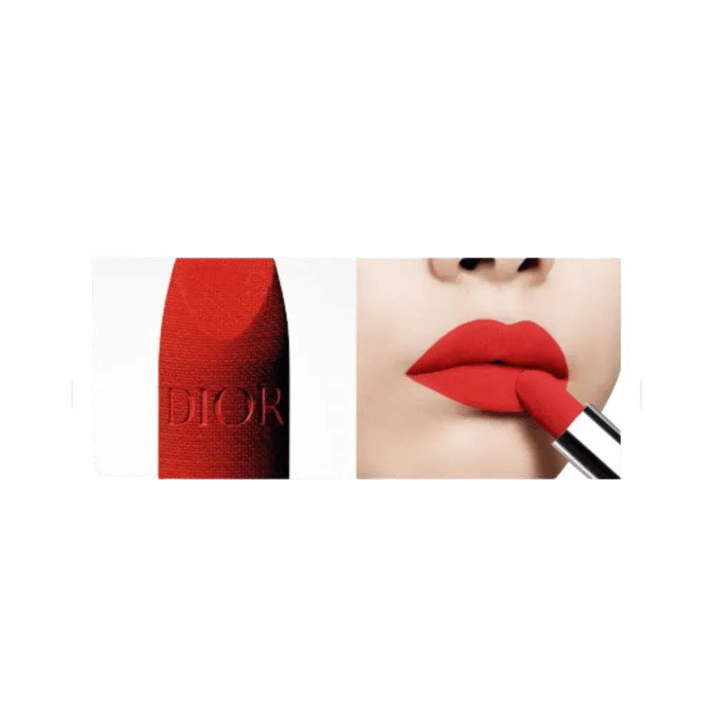Dior Rouge Perfume + Lipstick Set