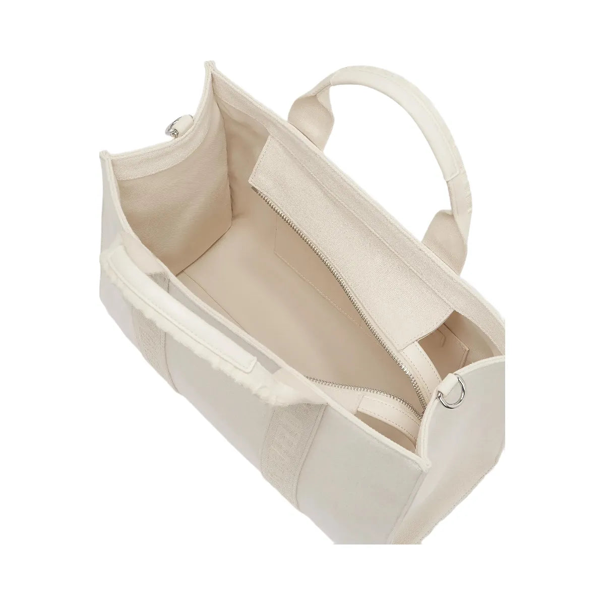 Karl Lagerfeld Ikon Choupette Pin Square Tote Bag Off White
