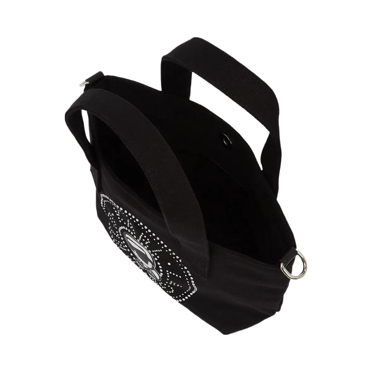 Karl Lagerfeld Ikon Circle Rhinestones Shopper Black