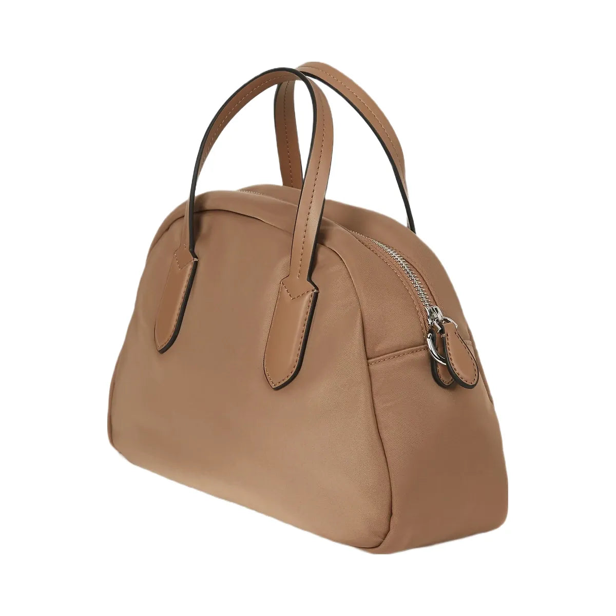 Karl Lagerfeld Ikon Nylon Bowling Bag Mushroom Brown