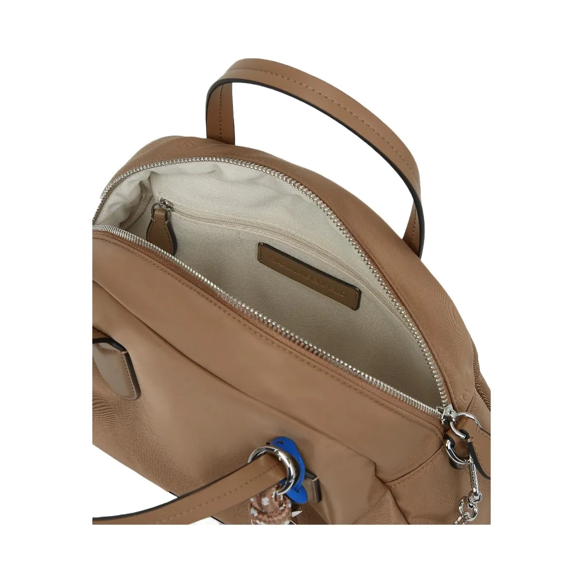 Karl Lagerfeld Ikon Nylon Bowling Bag Mushroom Brown